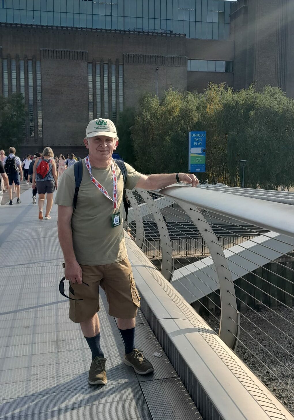 Luke on the Millennium Bridge